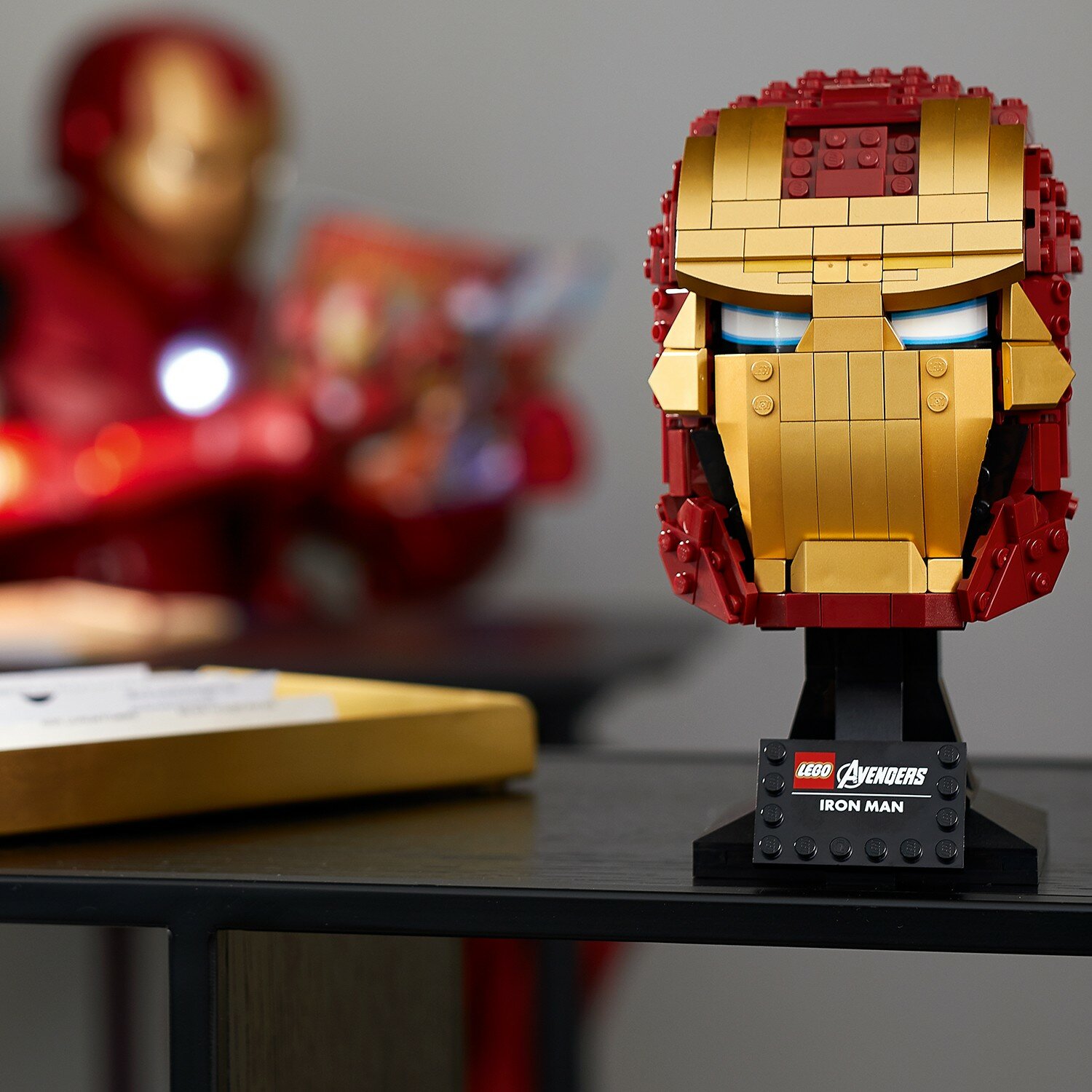 Конструктор Супергерои Marvel " Шлем Железного Человека " , маска железный человек , конструктор Марвел для мальчика