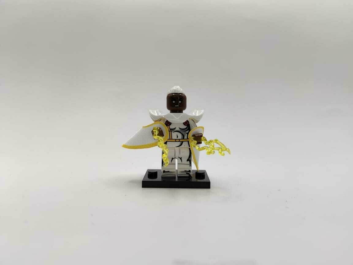 Минифигурка "Шторм", фигурка персонажа из вселенной "Люди Икс", совместима с конструкторами Lego