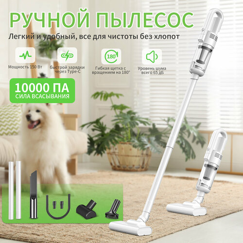 Моющий пылесос беспроводной вертикальный для дома 4599₽