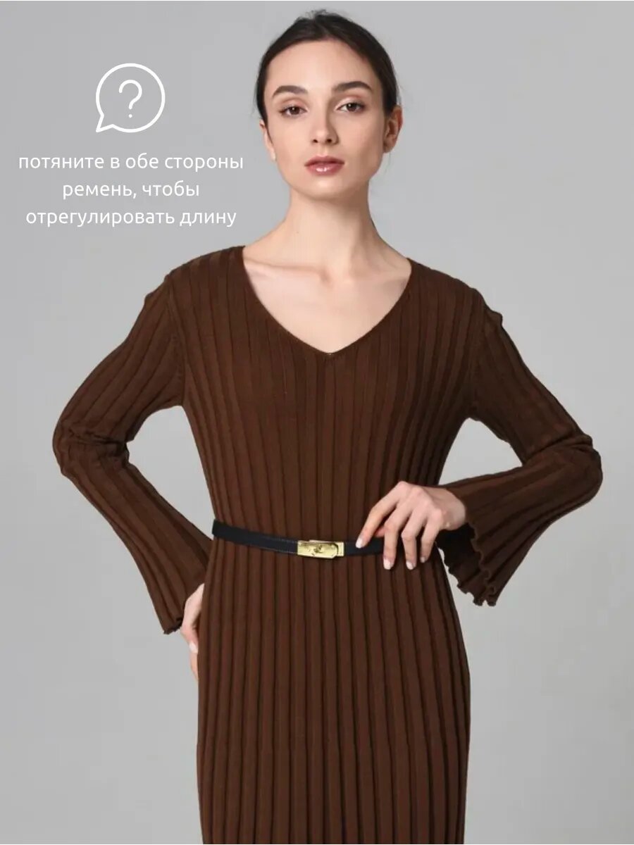 Ремень WMA STORE для женщин, черный — фото 1