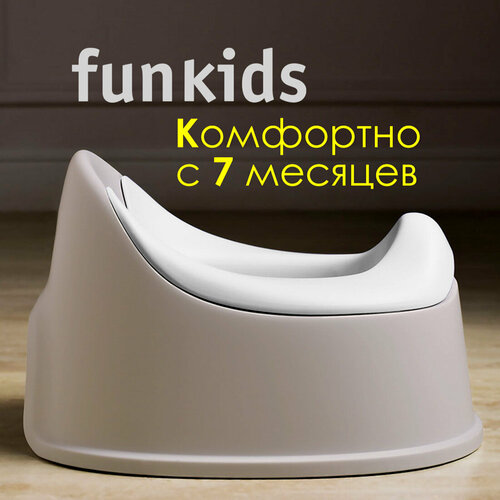 фото Горшок-кресло детский funkids "biba comfort", art. 6215-ingrey