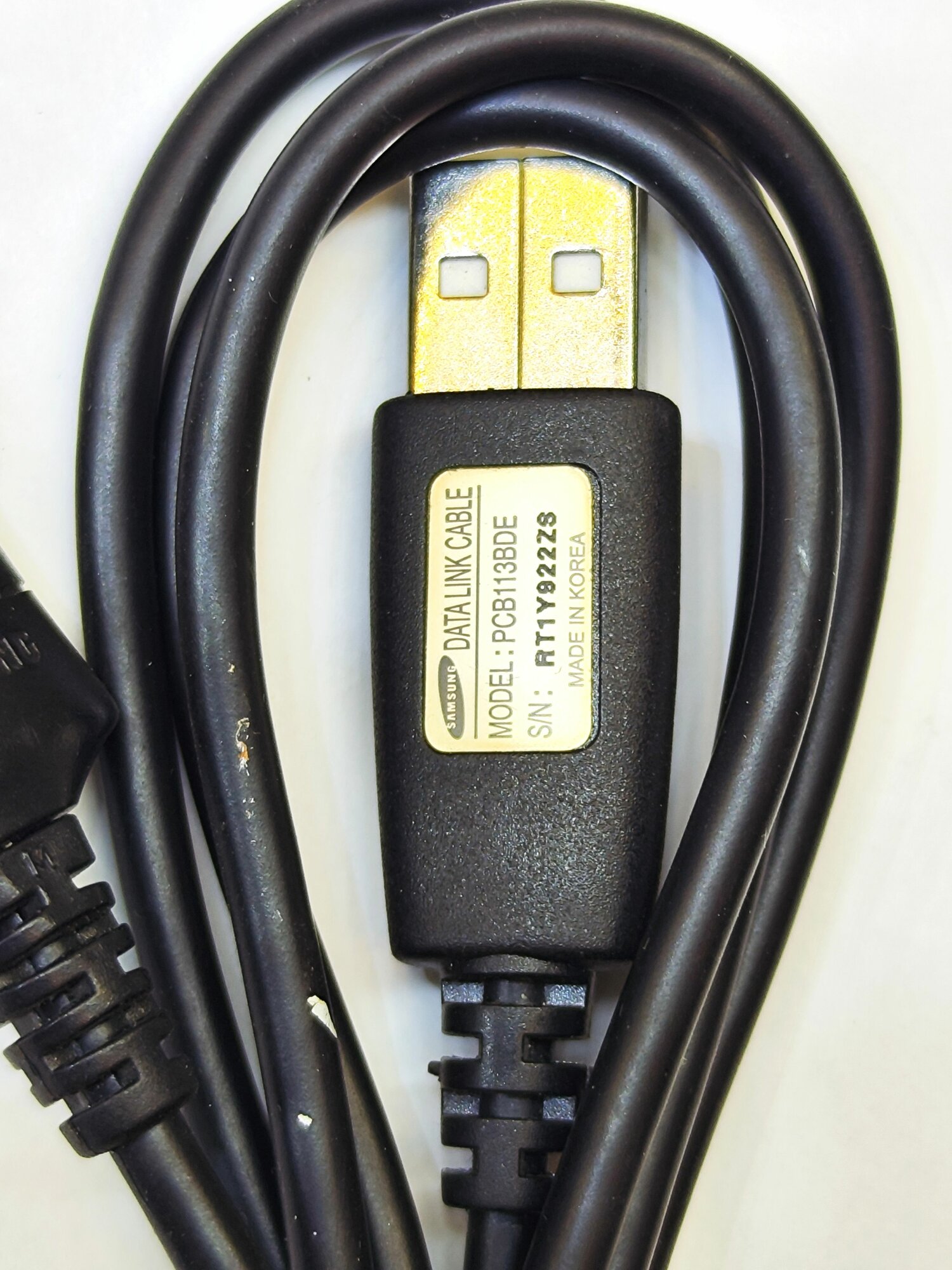 USB 2.0 data кабель для передачи данных для телефона Samsung D500 D600 E350 E370 E380 E730 E770 X700 PCB113BSE — фото 1
