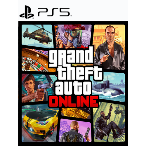 Игра Grand Theft Auto V Online PS5 цифровая версия доступ к PlayStation Account Русский язык США 1383₽