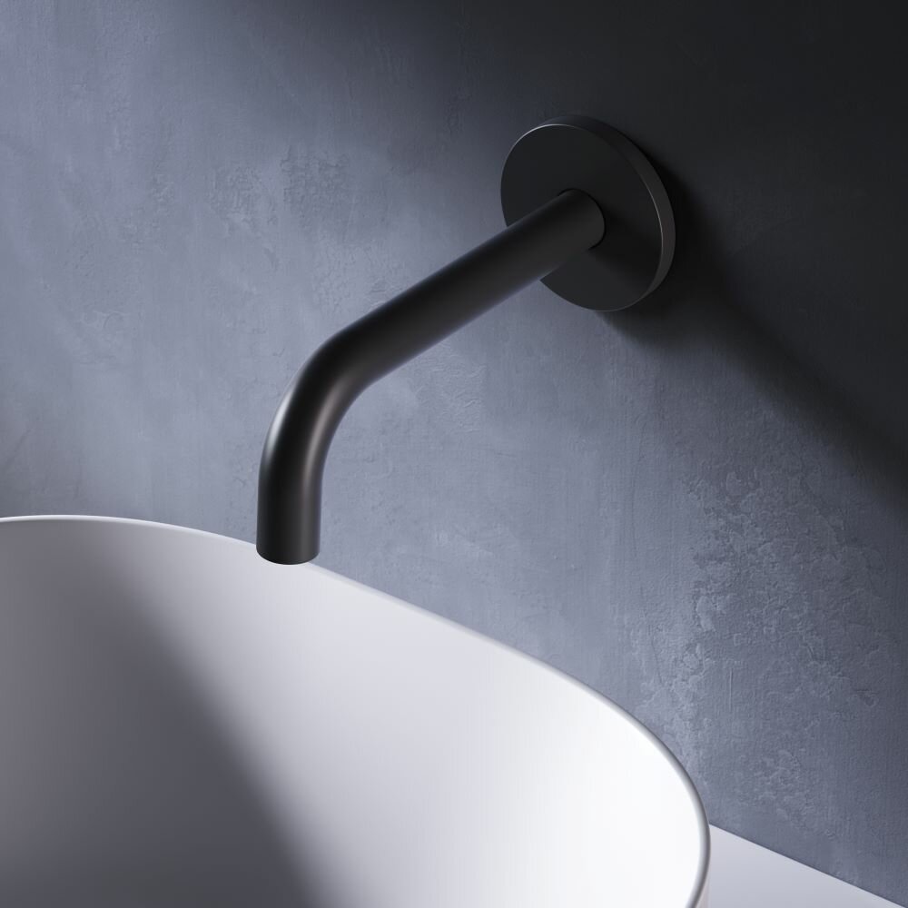 Излив для ванны с душем Am.Pm X-Joy черный - фото №1