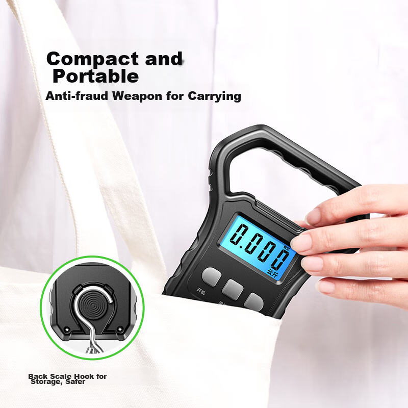 Meilen Portable Electronic Scale, Spring Scale, Weighing Device, Hanging Scale, High Precision 50kg, for Home Use, Luggage Scale, Vegetable Scale, Express Delivery Scale — фото 1