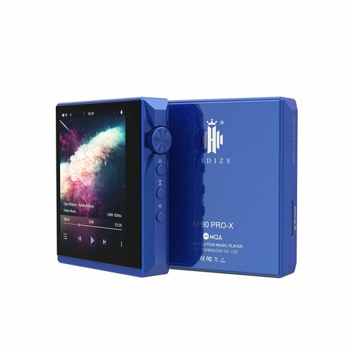 Портативный музыкальный плеер Hidizs AP80 PRO X Bluetooth MQA 8X MP3 USB DAC, AP80PRO-X blue