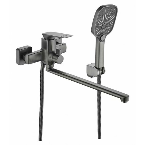 22020-P Смеситель для ванны (графит) HANSEN
