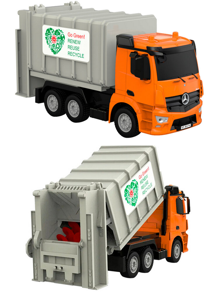 Радиоуправляемый мусоровоз Double Eagle Mercedes-Benz ANTOS 1/26 2.4G RTR - E676-003