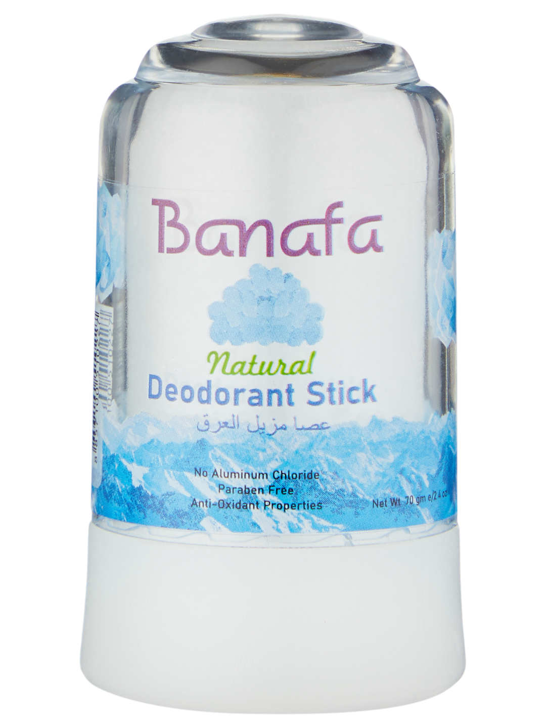 Дезодорант Banafa Alum Deodorant Natural Stick, 70 г, без солей алюминия, для чувствительной кожи