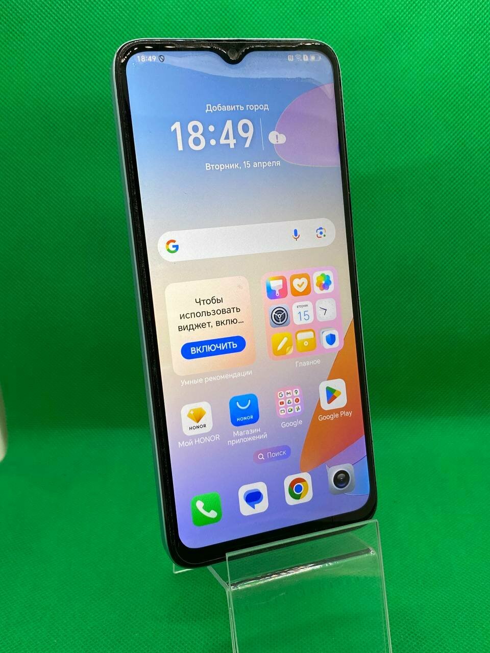 Смартфон HONOR Смартфон HONOR X6A 6+128Gb голубой — фото 1