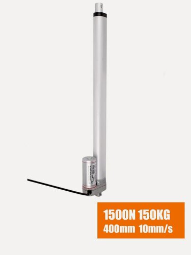 Изображение товара Линейный приводной двигатель 12В 1500N (150 кг) 400мм 10 мм/с линейный приводной