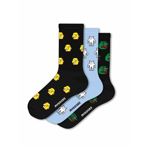 фото Носки mysocks, комплект, 3 пары, размер 36-43