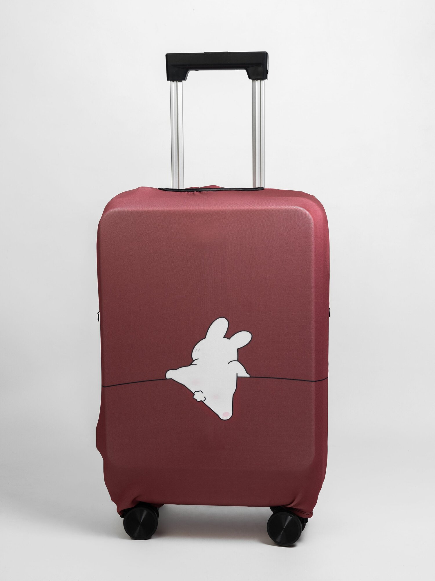 Чехол для чемодана Twinkle, размер M, красный, белый — фото 1