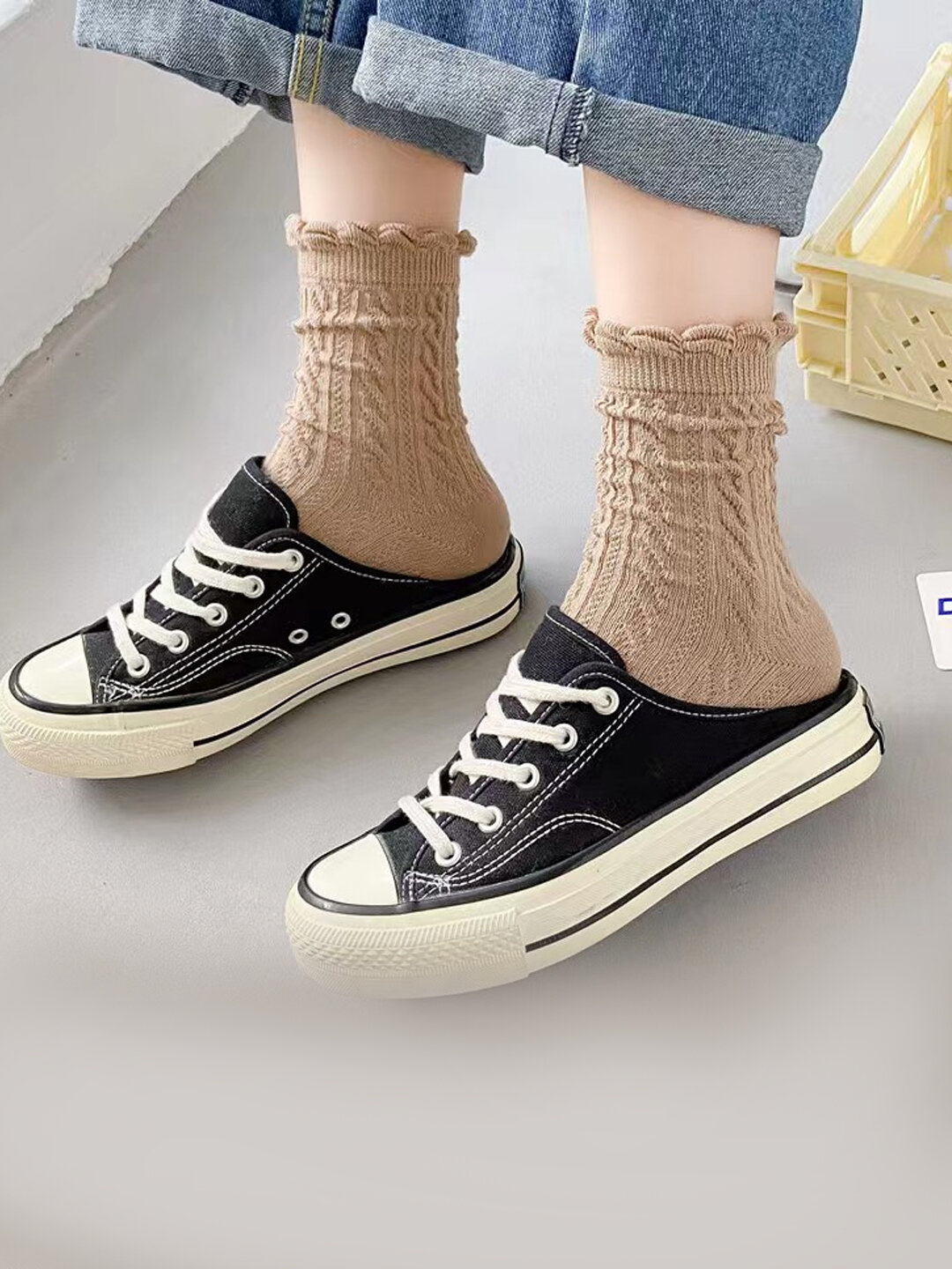 Носки , комплект, 3 пары, 3 уп., размер 36-39, 035 белый-бирюза — фото 1