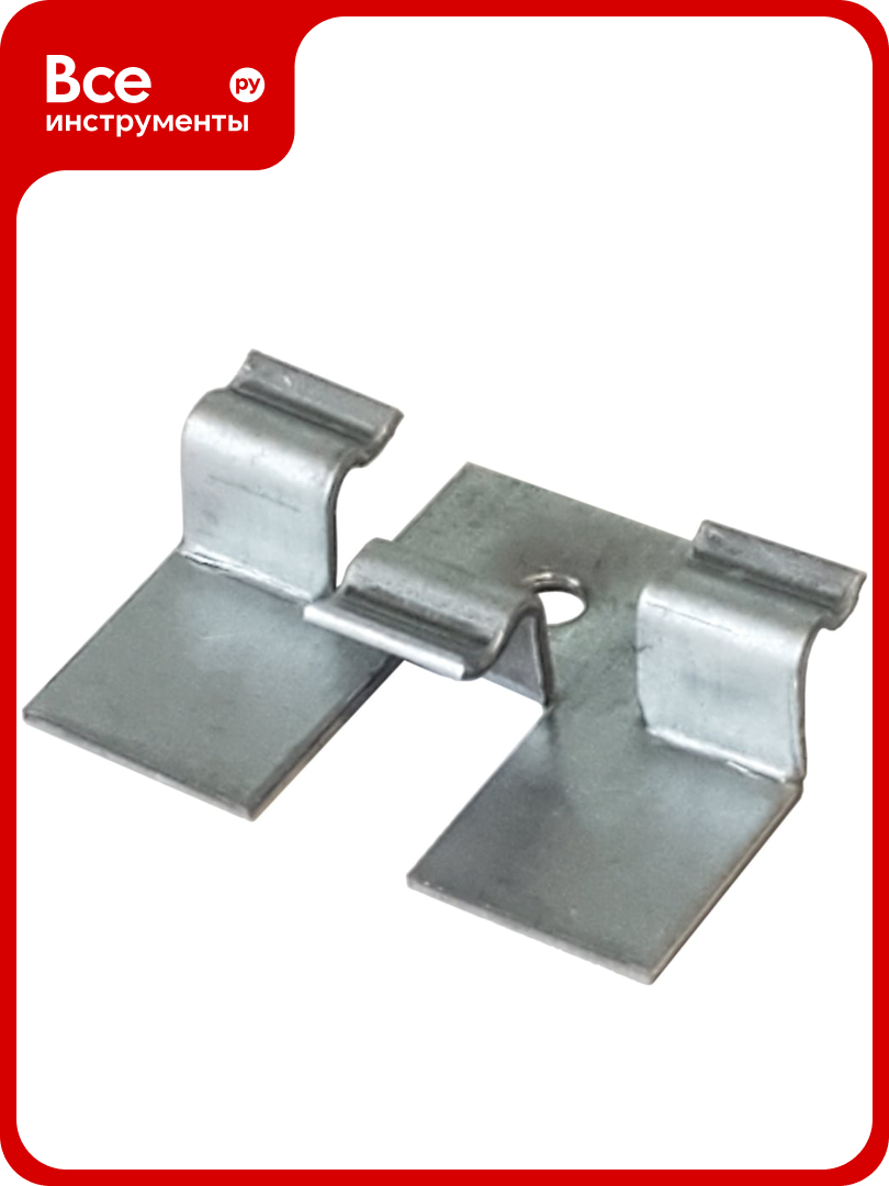 Крепеж Гвозdeck Клипса для ДПК №7 цинк цвет серебро ведро 150 шт 10210000ZN00WG13