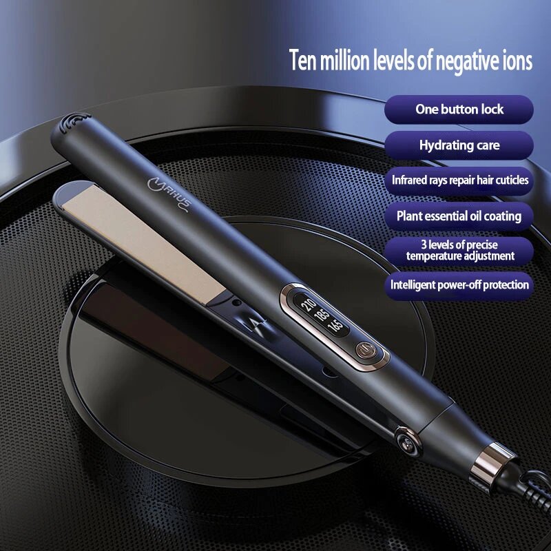 Xiaomi Быстрый нагрев выпрямитель-бигуди 2 в 1, Черный, EU