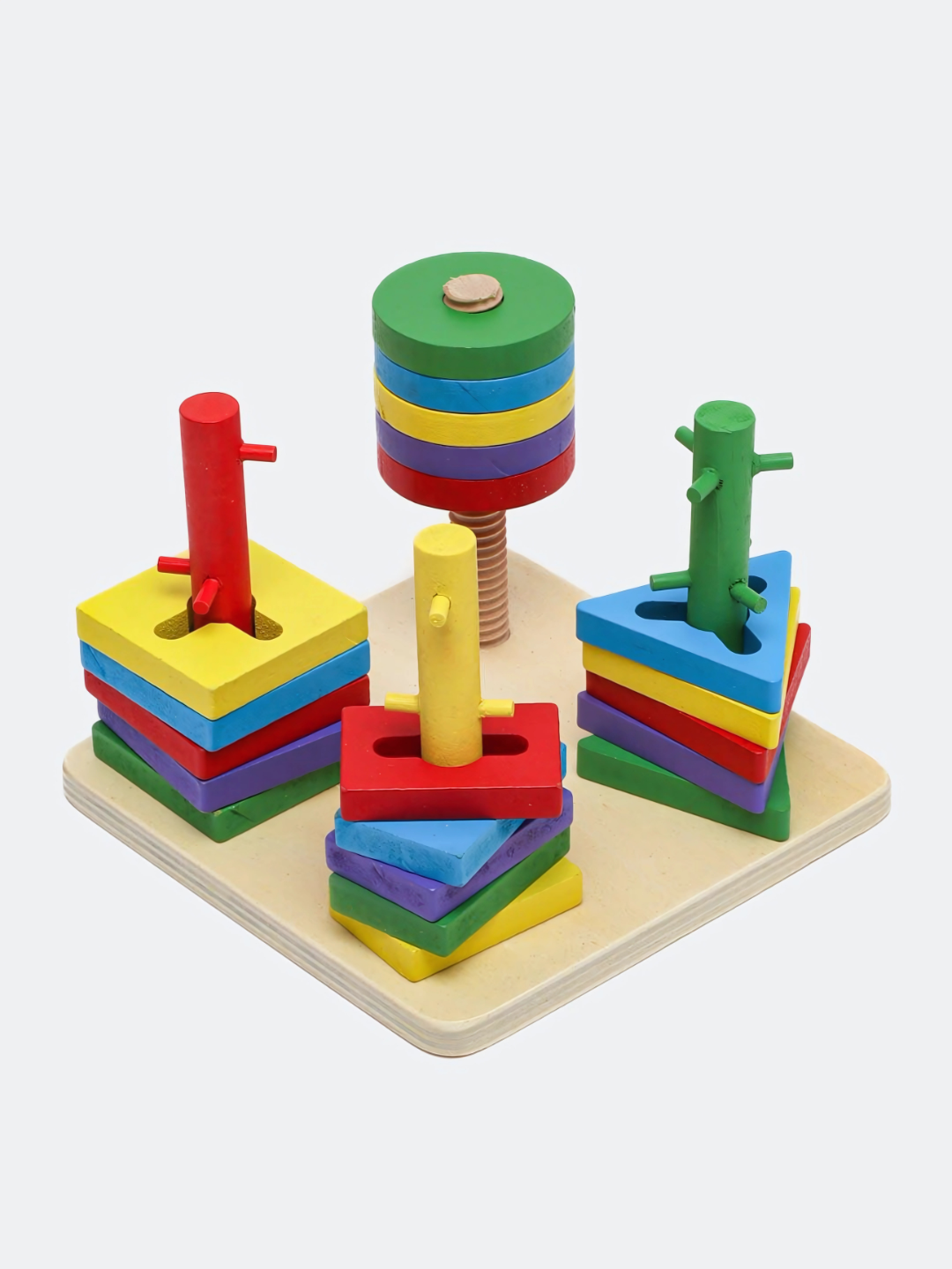 Игрушка-каталка Монтессори, развивающая моторика, деревянная игрушка для развития ума и формирования моторики рук