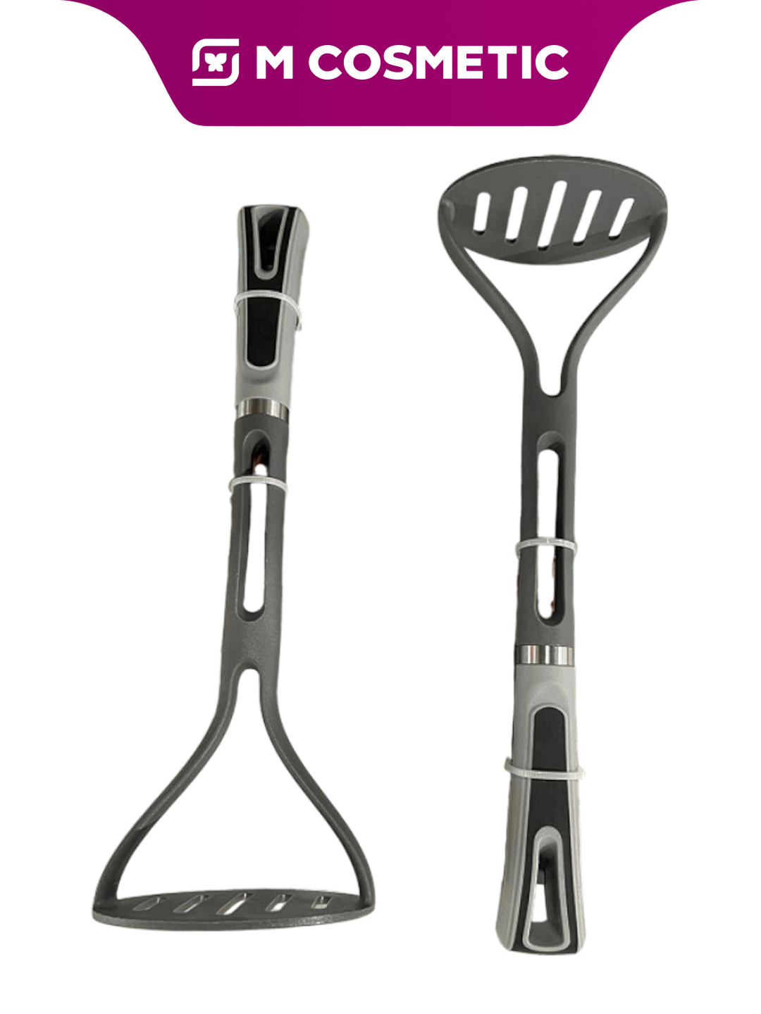 Картофелемялка Asia Posuda, пластик, разная цветовая гамма, в ассортименте