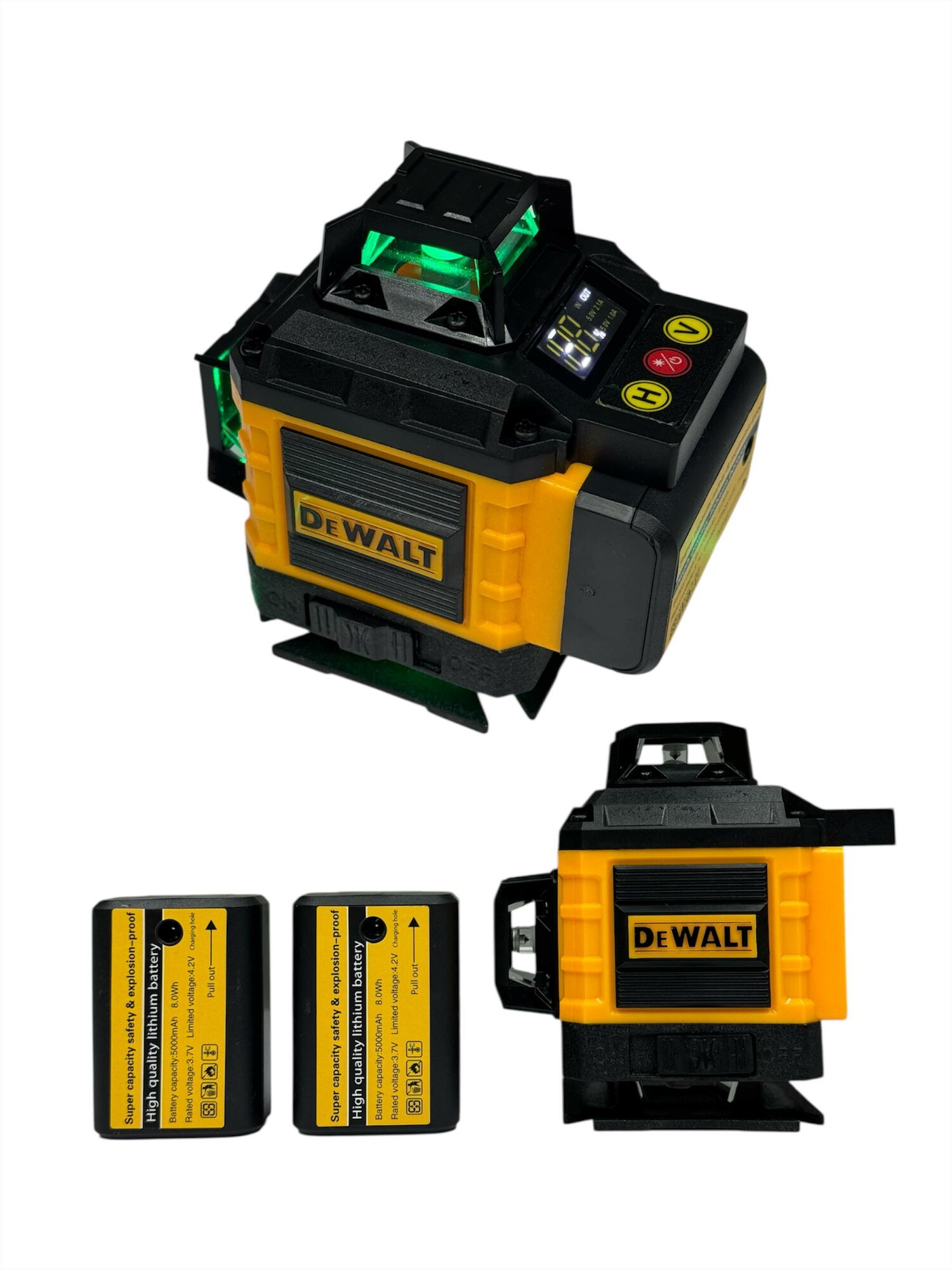 Лазерный уровень 4D Mk D16о стойкой — фото 1