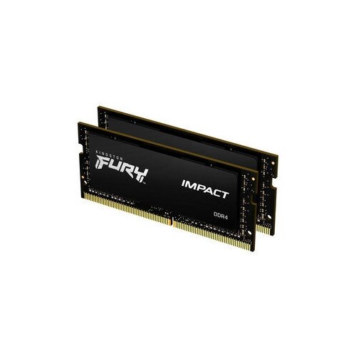 Оперативная память KINGSTON FURY Impact Black DDR4 16Gb (2x8Gb) 2666MHz (KF426S15IBK2/16)