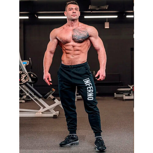 фото Брюки inferno style, размер (48)m, черный