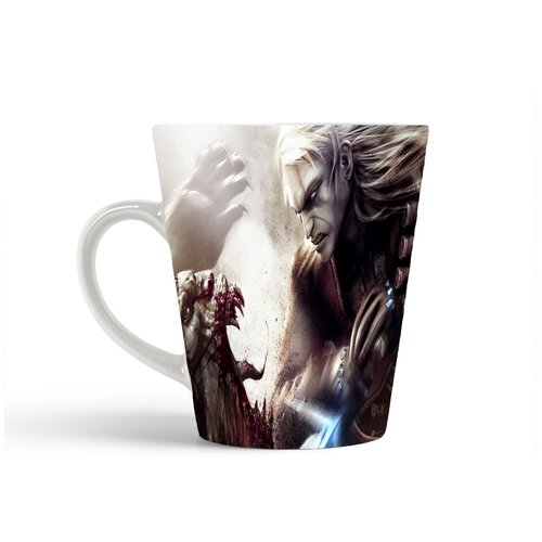 фото Кружка-латте coolpodarok monster пронзает мечем