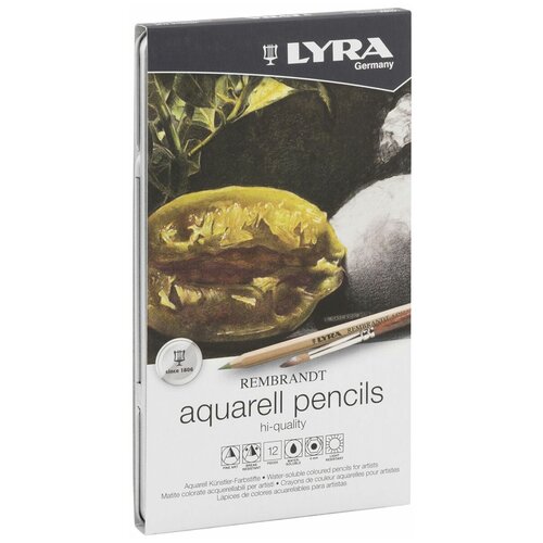 фото Lyra набор цветных карандашей rembrandt polycolor, 12 цветов (l2001120)