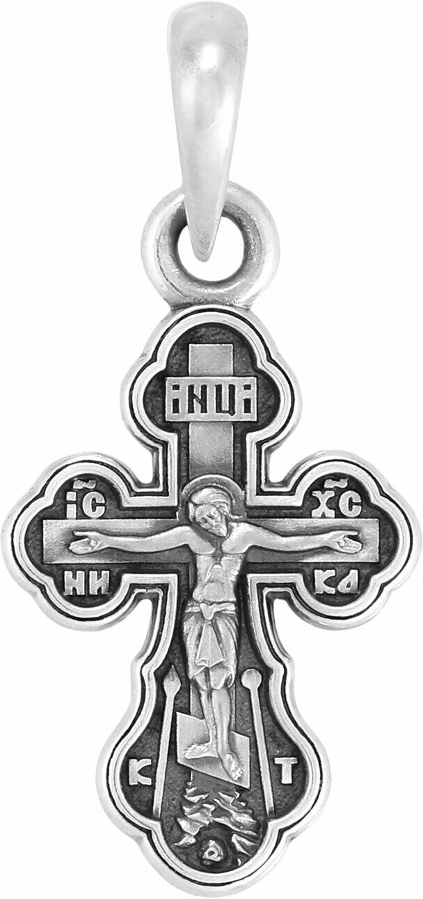 Крестик Акимов, серебро, 925 проба