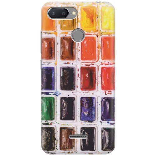 фото Gosso ультратонкий силиконовый чехол-накладка для xiaomi redmi 6 с принтом "палитра красок"