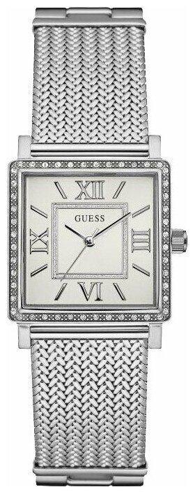 Наручные часы GUESS, серебряный