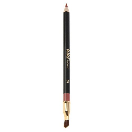 Стойкий нюдовый косметический карандаш для контуринга губ Kiki 01 с кисточкой, оттенок карамель стойкий нюдовый косметический карандаш для контуринга губ kiki 03 с кисточкой оттенок светло розовый