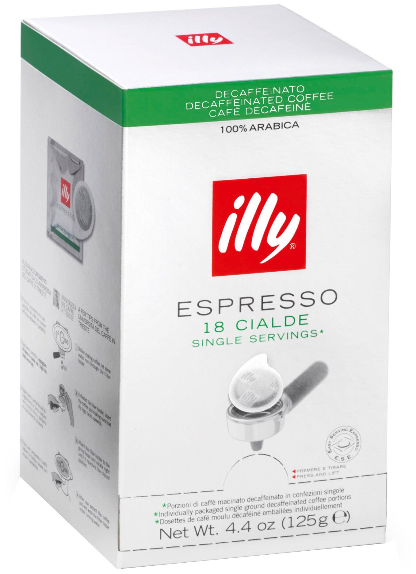 Кофе в чалдах illy Espresso Без кофеина