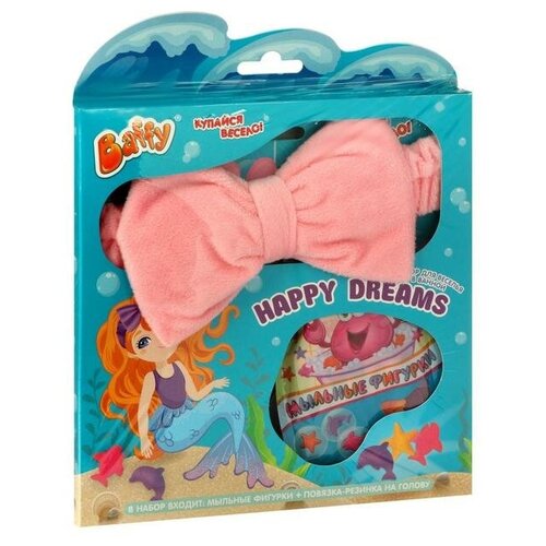 фото Baffy набор для веселья в ванной happy dreams, нежно-розовый(полоска)