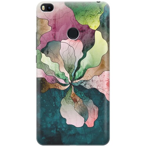 фото Gosso ультратонкий силиконовый чехол-накладка для xiaomi mi max 2 с принтом "прекрасные цвета"