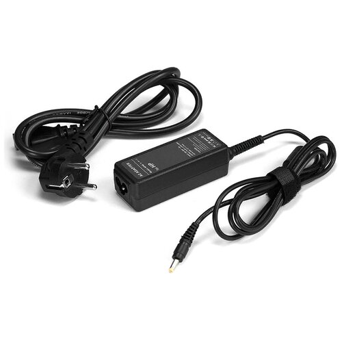 фото Зарядка (сетевой адаптер, блок питания) для ноутбука hp 19.5v 2.05a 40w штекер: 4.0 x 1.7 мм (сетевой кабель в комплекте) topon