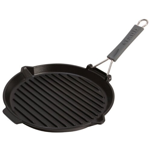 фото Сковорода-гриль staub new classic by staub, 27 см, съемная ручка, черный