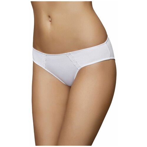 фото Sisi трусы слипы с кружевной отделкой, размер xl(50), bianco