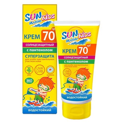 Sun Marina Kids Sun Marina Kids Крем солнцезащитный для особо чувствительных участков лица и тела SPF 70, 50 мл sun marina kids sun marina kids крем солнцезащитный для особо чувствительных участков лица и тела spf 50 50 мл