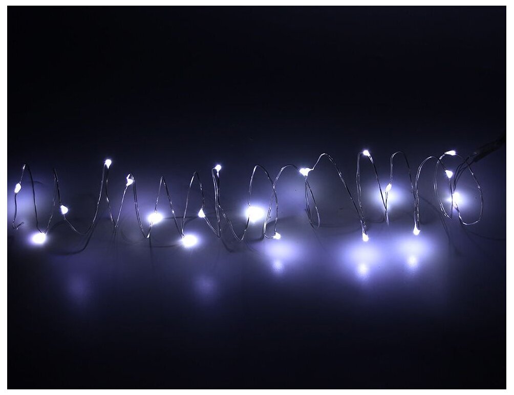 Гирлянда Sh Lights Капельки, 1.9 м, 20 ламп, белый