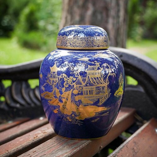 Carlton Ware старинная имбирная ваза "Mikado", Англия, 1900-1920 гг.