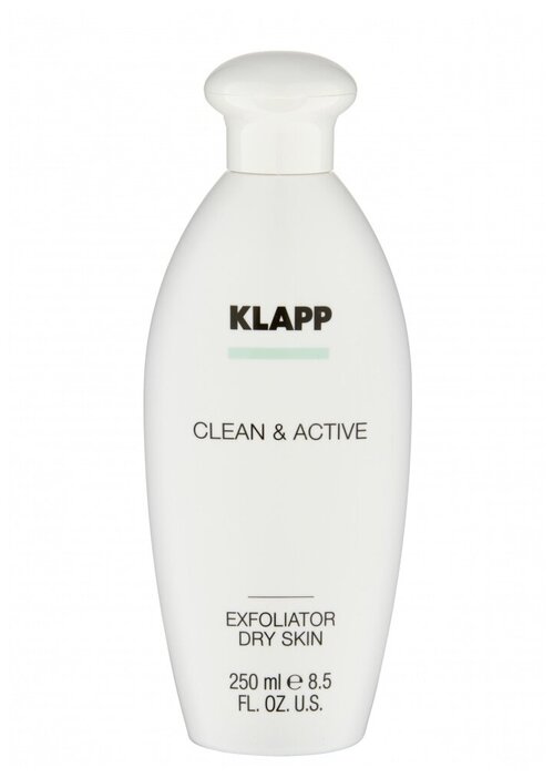 Klapp Эксфолиатор для сухой кожи CLEAN & ACTIVE, 250 мл