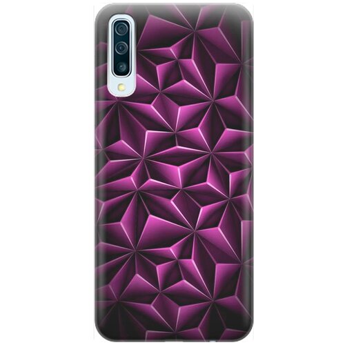 фото Re:pa накладка transparent для samsung galaxy a50 / a50s / a30s с принтом "лиловый узор"