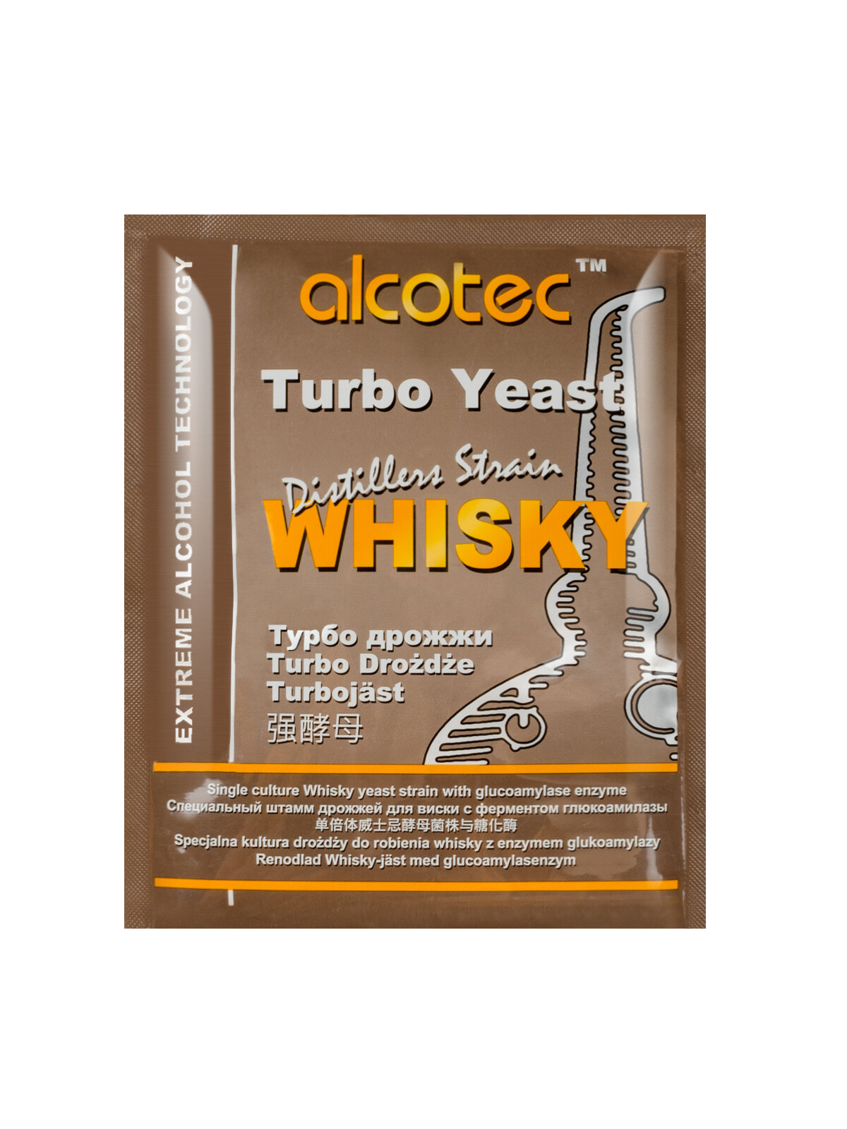 Дрожжи спиртовые Alcotec Whisky Turbo, 1 шт. 73 гр.