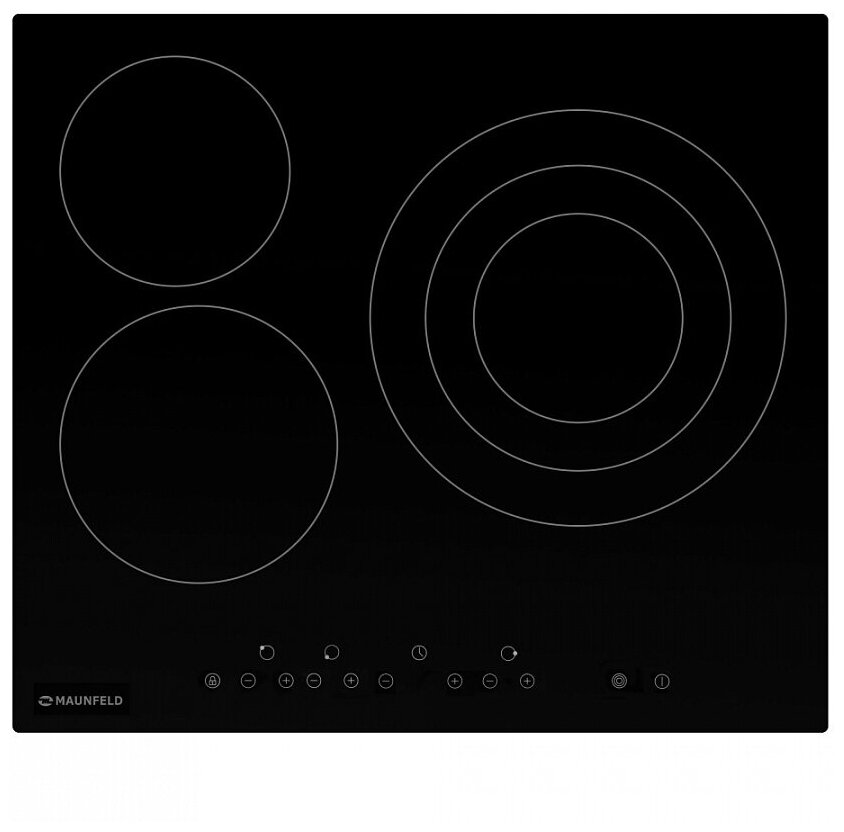Maunfeld Электрическая варочная панель Maunfeld EVCE.593.T-BK