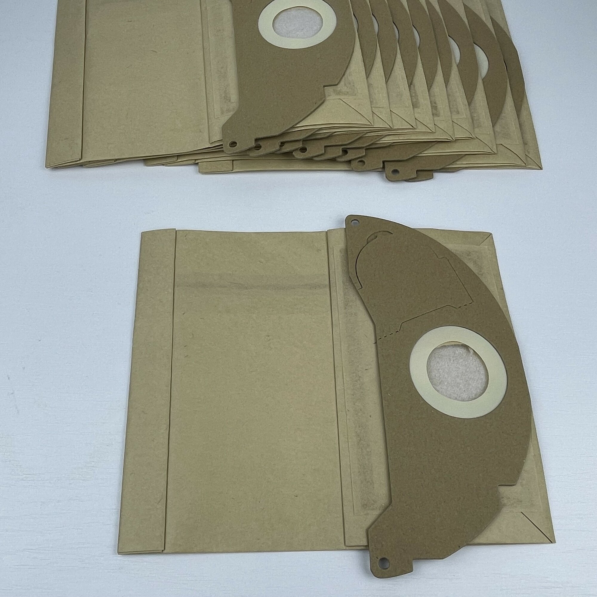 Бумажные фильтр-мешки золотая уборка для пылесосов Karcher A20, WD2.200 10 штук