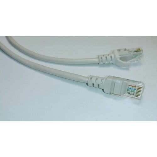 Кабель для подключения компьютера патч корд RJ45-RJ45 3метра