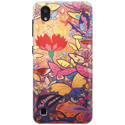 фото Re:pa накладка transparent для zte blade a5 (2019) с принтом "красочный мир"