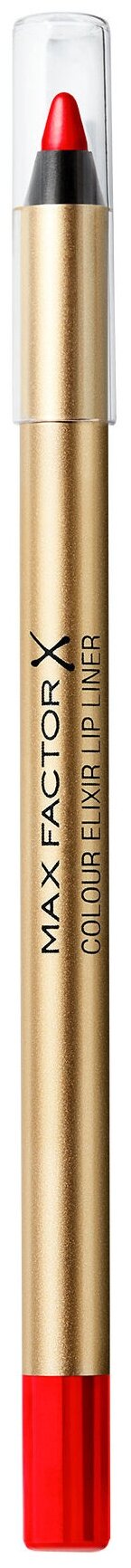 MAX FACTOR     color elixir lip liner 10 red rush