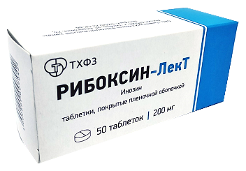 Рибоксин-ЛекТ таб. п/о плен., 200 мг, 50 шт.