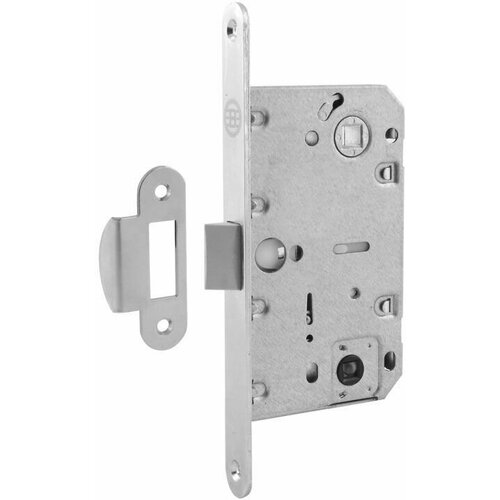 Защелка сантехническая Border 96мм с пластиковым язычком хром